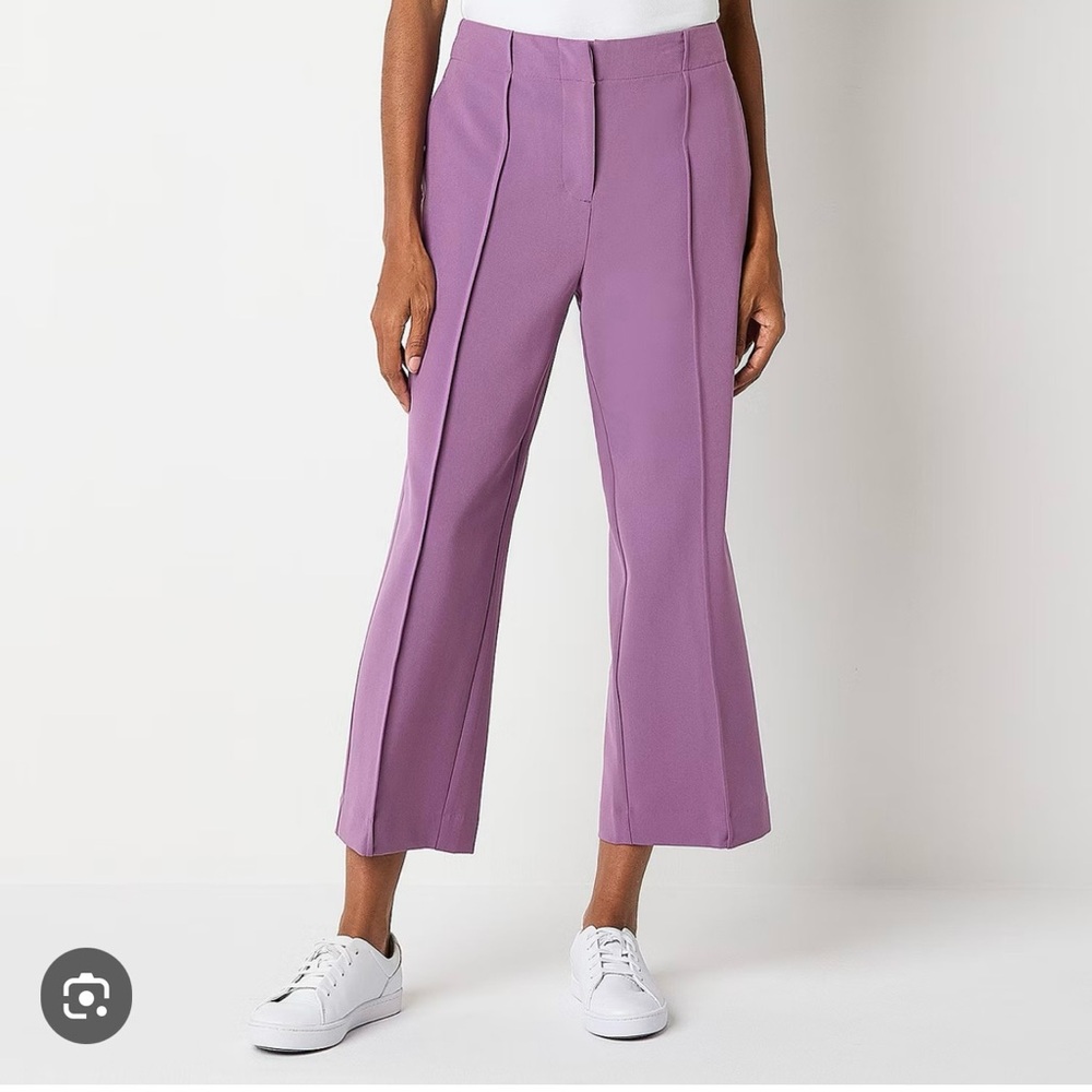 Liz Claiborne Wide Leg Cropped Dress‎ Pant